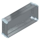 MEHLER - Putzwanne m. Rückwand, komplett außen B1206xH528xT245mm
