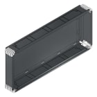 MEHLER - Putzwanne m. Rückwand, komplett außen B1206xH528xT150mm