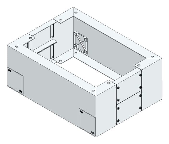 MEHLER - Sockel 200mm für AMST-A/500