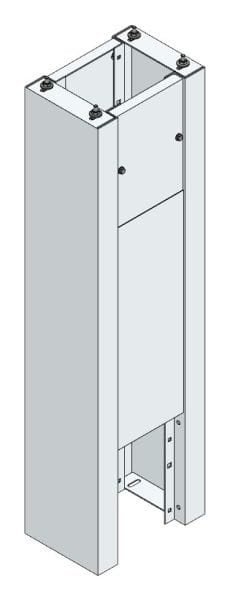 MEHLER - Eingrabsockel f. Freiluftvert Breite A Breite 350 Höhe 1265mm, Tiefe 240mm