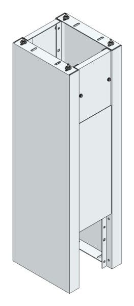 MEHLER - Eingrabsockel f. Freiluftvert Breite A Breite 350 Höhe 1265mm, Tiefe 380mm