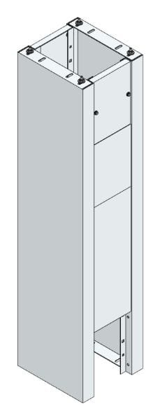 MEHLER - Eingrabsockel f. Freiluftvert Breite A Breite 350 Höhe 1580mm, Tiefe 380mm