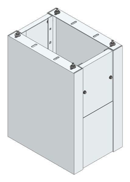 MEHLER - Standsockel f. Freiluftvert Breite A Breite 350 Höhe 635mm, Tiefe 480mm