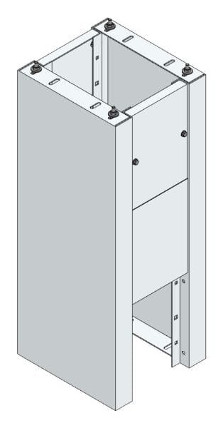 MEHLER - Eingrabsockel f. Freiluftvert Breite A Breite 350 Höhe 950mm, Tiefe 380mm