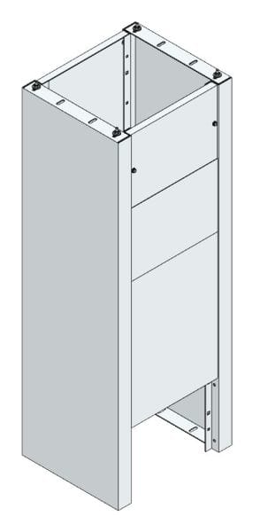 MEHLER - Eingrabsockel f. Freiluftvert Breite B Breite 565 Höhe 1580mm, Tiefe 480mm