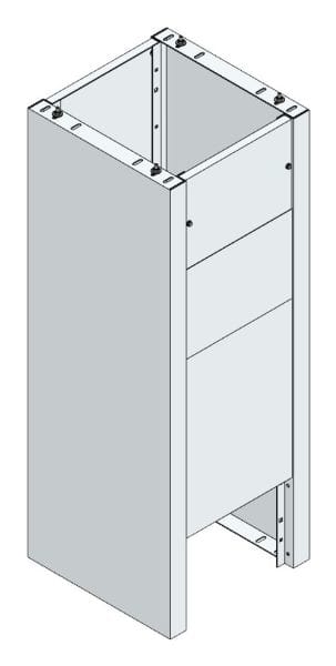 MEHLER - Eingrabsockel f. Freiluftvert Breite B Breite 565 Höhe 1580mm, Tiefe 580mm