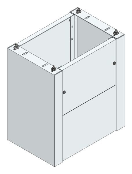 MEHLER - Standsockel f. Freiluftvert Breite B Breite 565 Höhe 635mm, Tiefe 380mm
