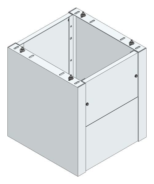 MEHLER - Standsockel f. Freiluftvert Breite B Breite 565 Höhe 635mm, Tiefe 580mm