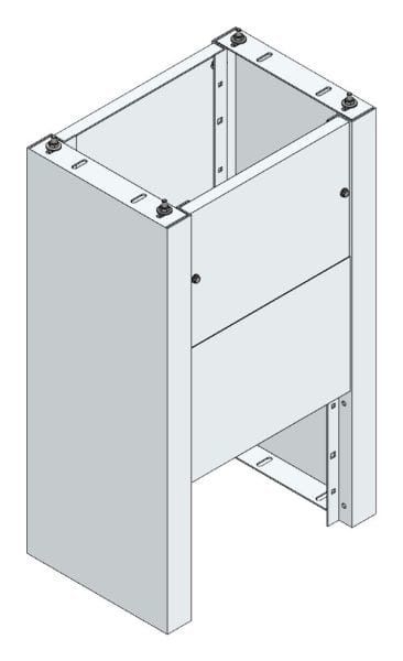 MEHLER - Eingrabsockel f. Freiluftvert Breite B Breite 565 Höhe 950mm, Tiefe 380mm