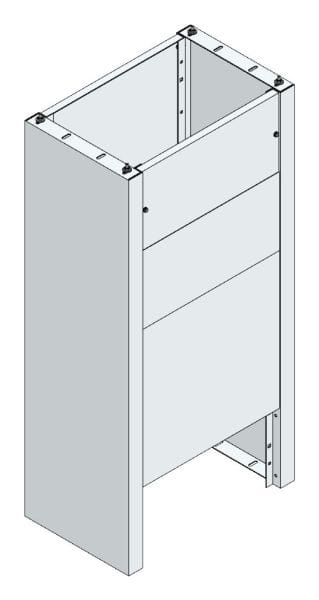MEHLER - Eingrabsockel f. Freiluftvert Breite C Breite 765 Höhe 1580mm, Tiefe 480mm