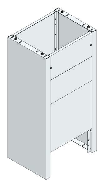 MEHLER - Eingrabsockel f. Freiluftvert Breite C Breite 765 Höhe 1580mm, Tiefe 580mm