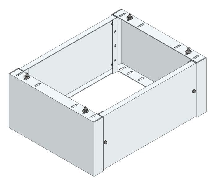 MEHLER - Standsockel f. Freiluftvert Breite C Breite 765 Höhe 320mm, Tiefe 580mm