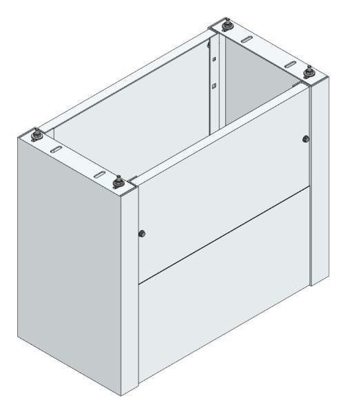 MEHLER - Standsockel f. Freiluftvert Breite C Breite 765 Höhe 635mm, Tiefe 380mm