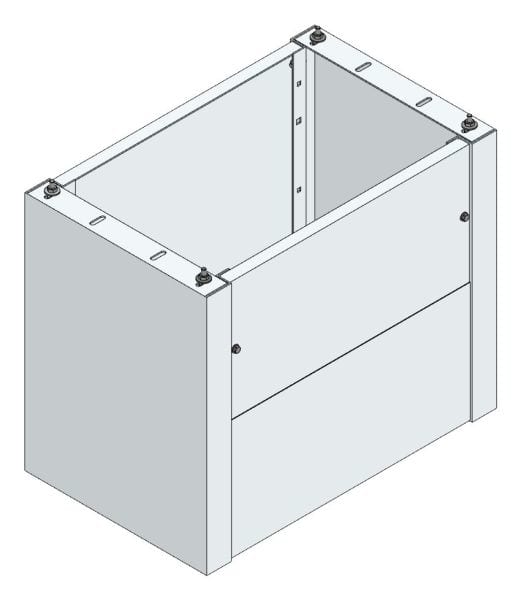 MEHLER - Standsockel f. Freiluftvert Breite C Breite 765 Höhe 635mm, Tiefe 480mm