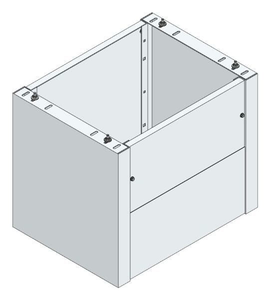 MEHLER - Standsockel f. Freiluftvert Breite C Breite 765 Höhe 635mm, Tiefe 580mm
