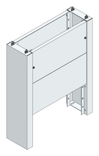 MEHLER - Eingrabsockel f. Freiluftvert Breite C Breite 765 Höhe 950mm, Tiefe 240mm