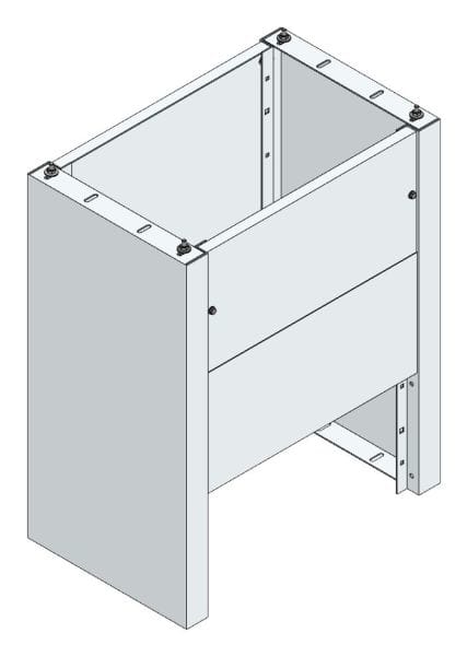 MEHLER - Eingrabsockel f. Freiluftvert Breite C Breite 765 Höhe 950mm, Tiefe 480mm
