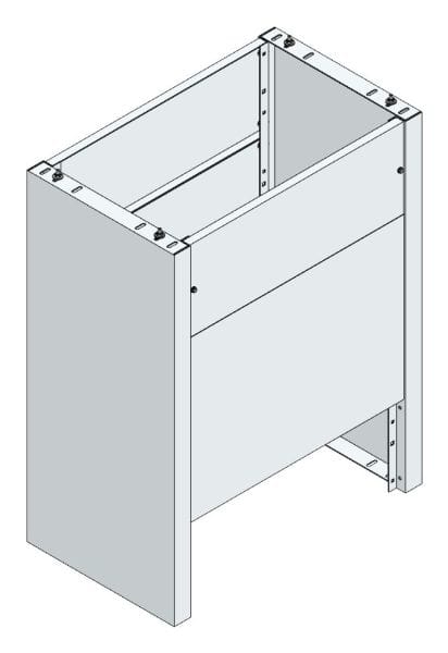 MEHLER - Eingrabsockel f. Freiluftvert Breite D Breite 975 Höhe 1265mm, Tiefe 580mm