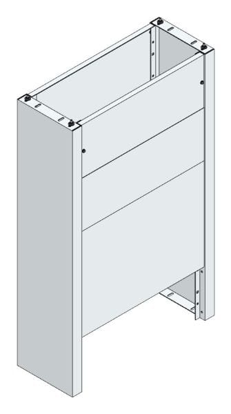 MEHLER - Eingrabsockel f. Freiluftvert Breite D Breite 975 Höhe 1580mm, Tiefe 380mm