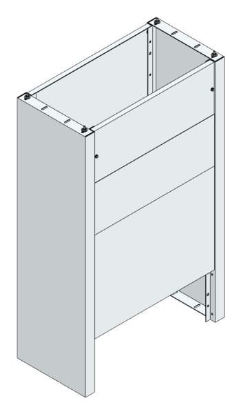 MEHLER - Eingrabsockel f. Freiluftvert Breite D Breite 975 Höhe 1580mm, Tiefe 480mm