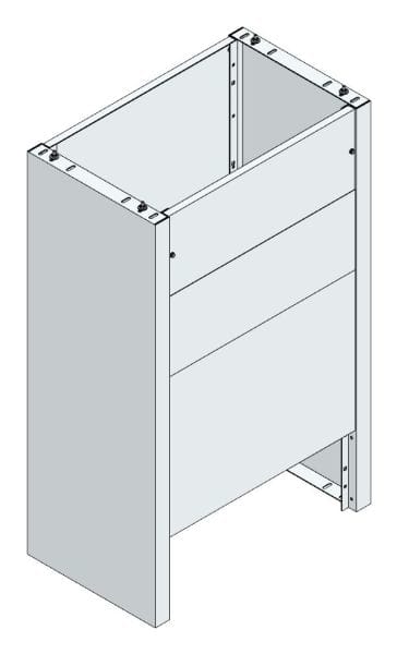 MEHLER - Eingrabsockel f. Freiluftvert Breite D Breite 975 Höhe 1580mm, Tiefe 580mm