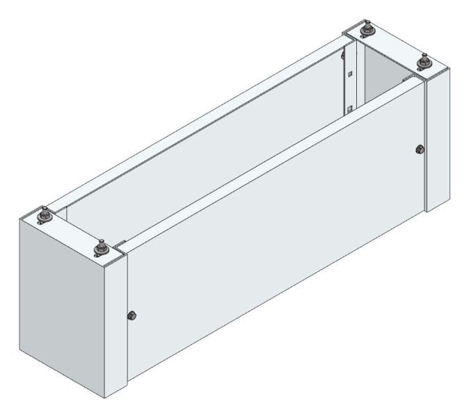 MEHLER - Standsockel f. Freiluftvert Breite D Breite 975 Höhe 320mm, Tiefe 240mm