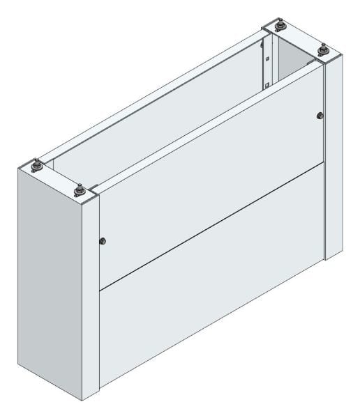 MEHLER - Standsockel f. Freiluftvert Breite D Breite 975 Höhe 635mm, Tiefe 240mm