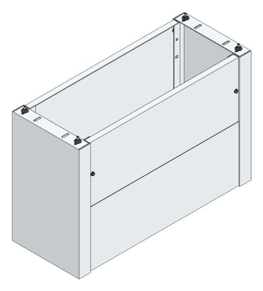 MEHLER - Standsockel f. Freiluftvert Breite D Breite 975 Höhe 635mm, Tiefe 380mm