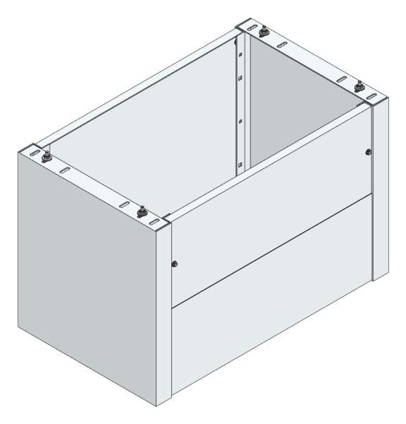 MEHLER - Standsockel f. Freiluftvert Breite D Breite 975 Höhe 635mm, Tiefe 580mm