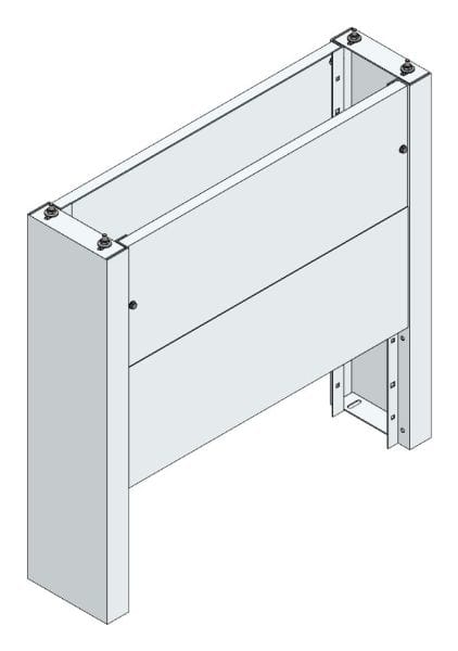 MEHLER - Eingrabsockel f. Freiluftvert Breite D Breite 975 Höhe 950mm, Tiefe 240mm