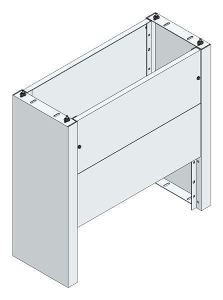 MEHLER - Eingrabsockel f. Freiluftvert Breite D Breite 975 Höhe 950mm, Tiefe 380mm