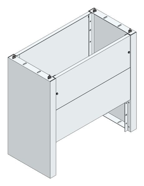MEHLER - Eingrabsockel f. Freiluftvert Breite D Breite 975 Höhe 950mm, Tiefe 480mm