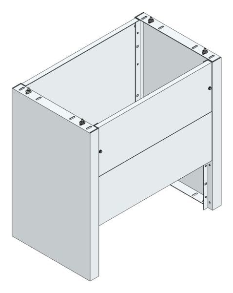 MEHLER - Eingrabsockel f. Freiluftvert Breite D Breite 975 Höhe 950mm, Tiefe 580mm