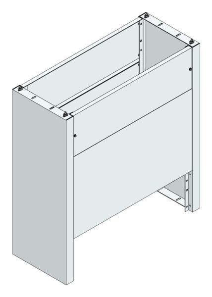 MEHLER - Eingrabsockel f. Freiluftvert Breite E Breite 1185 Höhe 1265mm, Tiefe 480mm