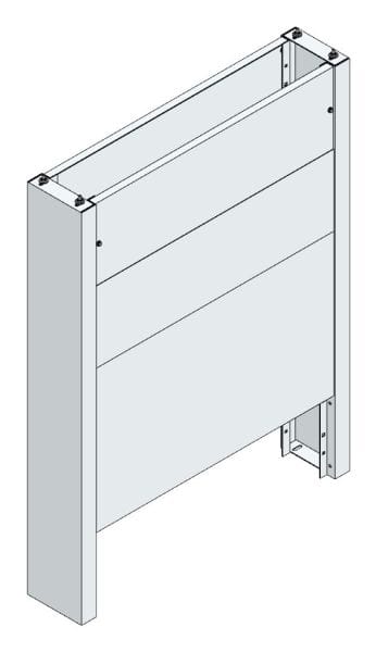 MEHLER - Eingrabsockel f. Freiluftvert Breite E Breite 1185 Höhe 1580mm, Tiefe 240mm