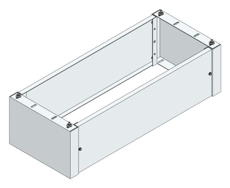 MEHLER - Standsockel f. Freiluftvert Breite E Breite 1185 Höhe 320mm, Tiefe 480mm