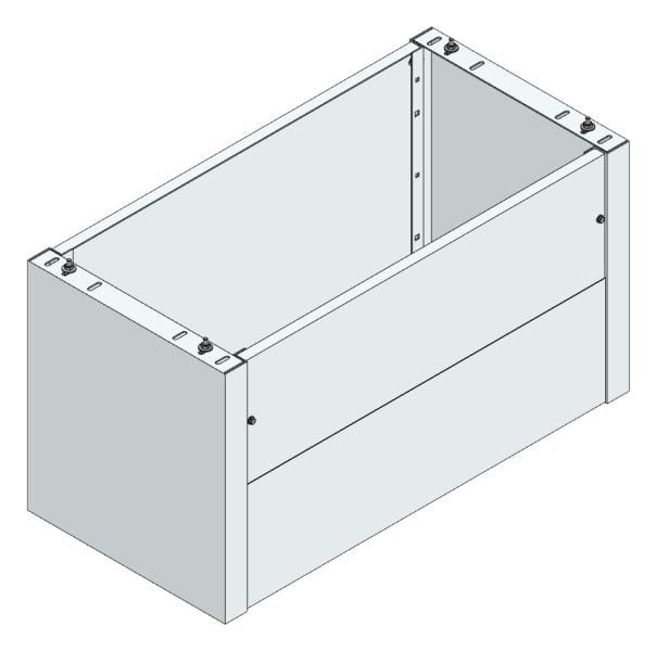 MEHLER - Standsockel f. Freiluftvert Breite E Breite 1185 Höhe 635mm, Tiefe 580mm
