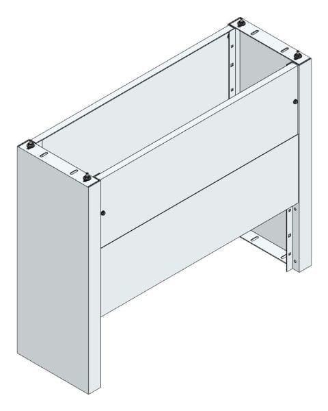 MEHLER - Eingrabsockel f. Freiluftvert Breite E Breite 1185 Höhe 950mm, Tiefe 380mm