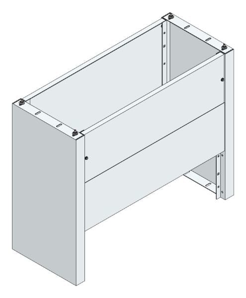 MEHLER - Eingrabsockel f. Freiluftvert Breite E Breite 1185 Höhe 950mm, Tiefe 480mm