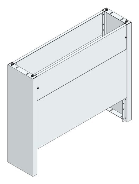 MEHLER - Eingrabsockel f. Freiluftvert Breite F Breite 1480 Höhe 1265mm, Tiefe 380mm