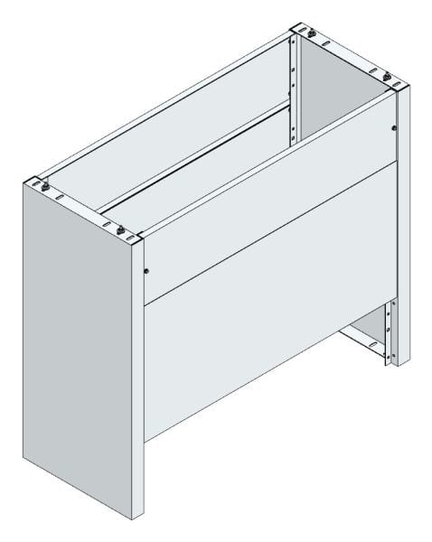 MEHLER - Eingrabsockel f. Freiluftvert Breite F Breite 1480 Höhe 1265mm, Tiefe 580mm