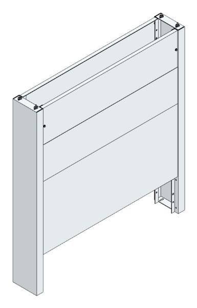 MEHLER - Eingrabsockel f. Freiluftvert Breite F Breite 1480 Höhe 1580mm, Tiefe 240mm