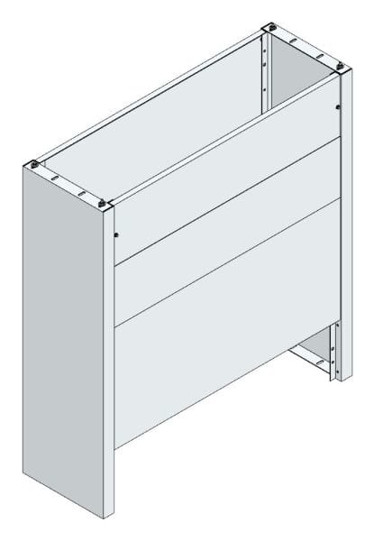 MEHLER - Eingrabsockel f. Freiluftvert Breite F Breite 1480 Höhe 1580mm, Tiefe 480mm