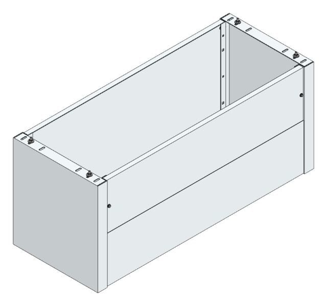 MEHLER - Standsockel f. Freiluftvert Breite F Breite 1480 Höhe 635mm, Tiefe 580mm