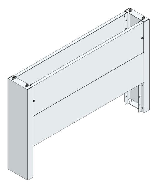 MEHLER - Eingrabsockel f. Freiluftvert Breite F Breite 1480 Höhe 950mm, Tiefe 240mm