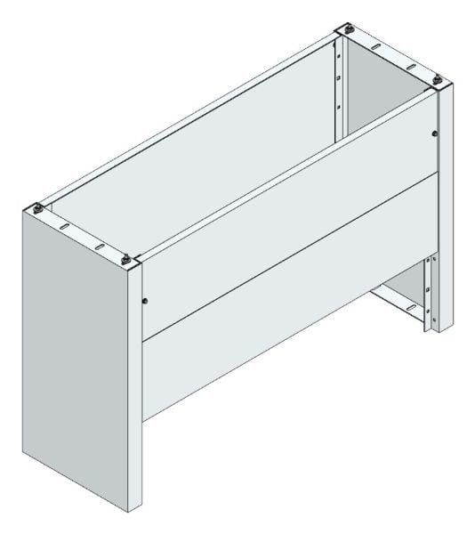 MEHLER - Eingrabsockel f. Freiluftvert Breite F Breite 1480 Höhe 950mm, Tiefe 480mm