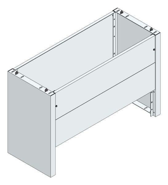 MEHLER - Eingrabsockel f. Freiluftvert Breite F Breite 1480 Höhe 950mm, Tiefe 580mm
