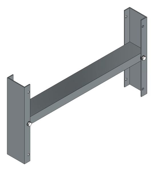 MEHLER - Sockelversteifungsset für Freiluft-Sockel Tiefe  580mm