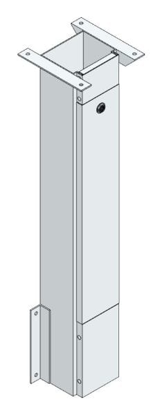 MEHLER - Standfuß+Beckenbefestigung B250xH1100xT250mm
