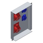 MEHLER - Steckdosenblech Breite A, Höhe 300mm